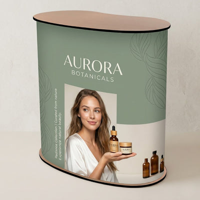 Curved Exhibition Counter