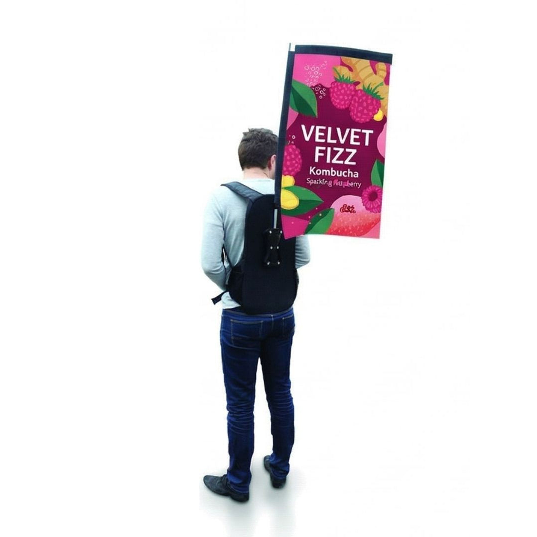 Promotional Backpack Street Flags | Marler Haley