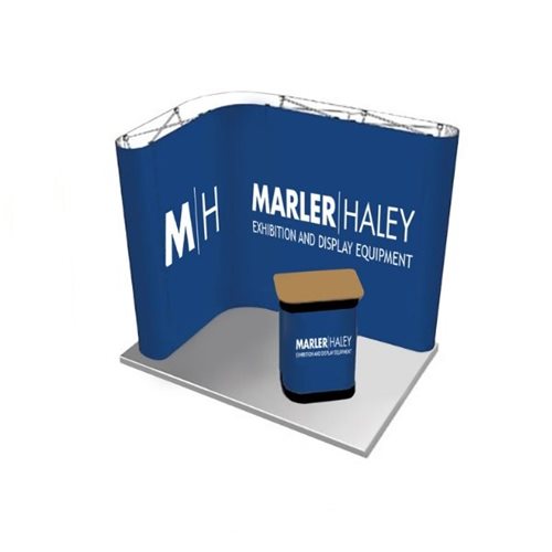L Mini Stand Extra Small Linking Pop Up Stand - L Shaped | Marler Haley