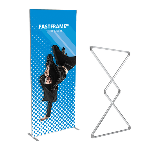 FASTFRAME™ 1000x2500mm Tension Fabric Display Stand