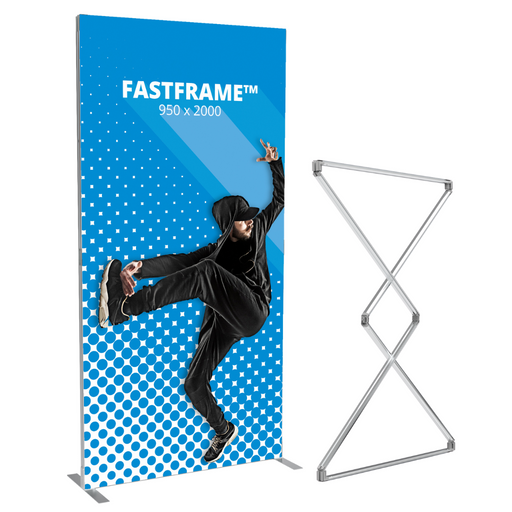 FASTFRAME™ 950x2400mm Tension Fabric Display Stand
