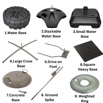 Large Flag Base Flag Bases - indoor and outdoor | Marler Haley