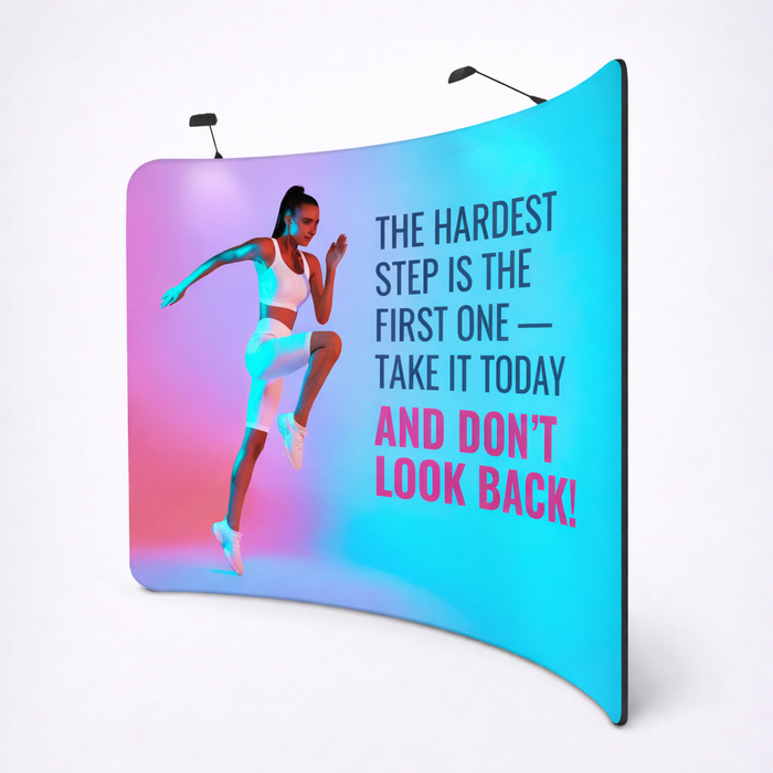 Formulate Curved Tension Fabric Display