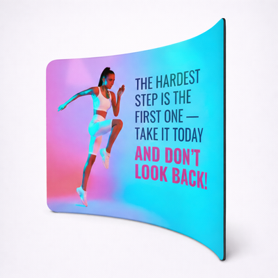 Formulate Curved Tension Fabric Display