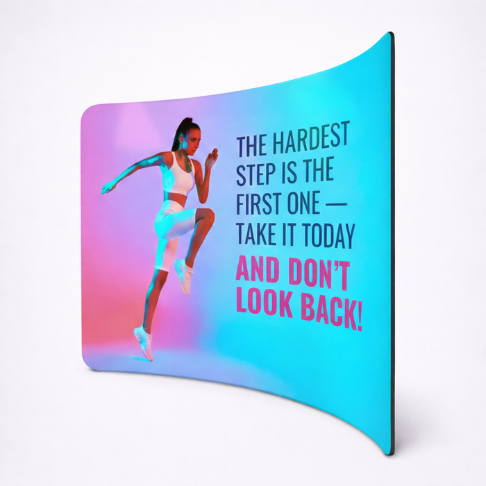 Formulate Curved Tension Fabric Display