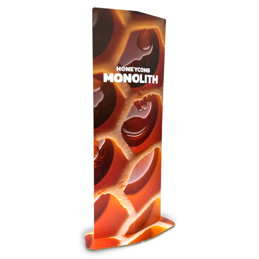 Honeycomb Monolith Cardboard Pop Up Banner