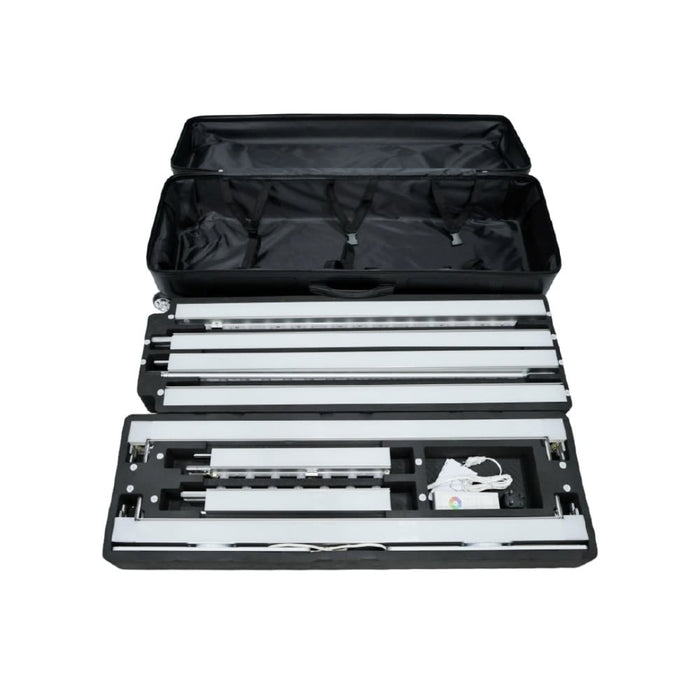 illumiGLOW RGB Illuminated Frame Display Stand - 1m Wide - Open Case
