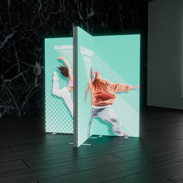 iLLUMiGO™ Lite Mag 2x1m LED Lightbox Display