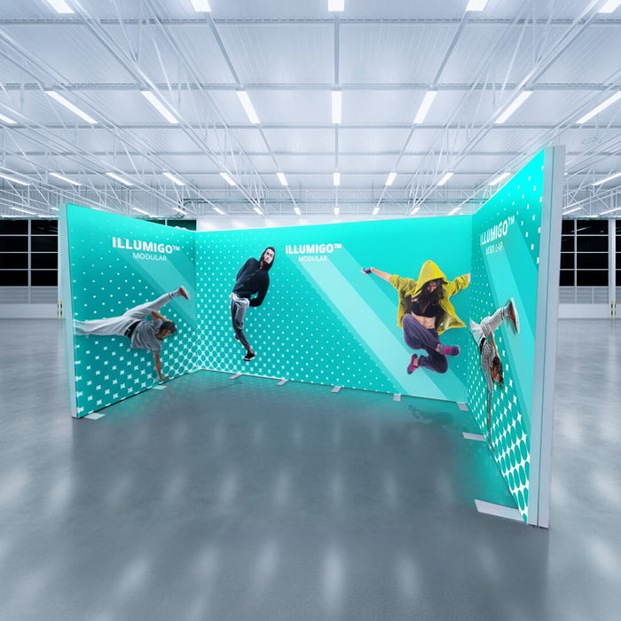 iLLUMiGO™ Modular LED Lightbox – 2.38m High Backlit Display
