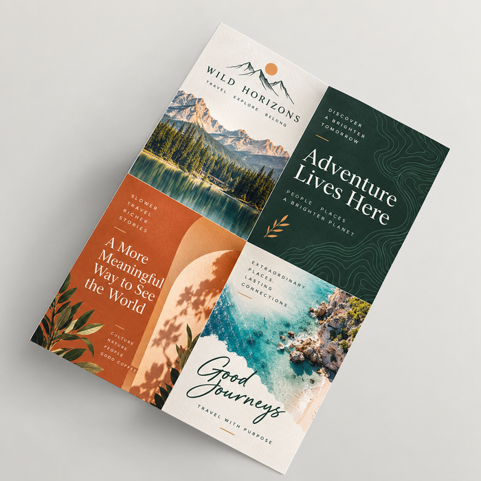 Map Fold Flyers & Leaflets