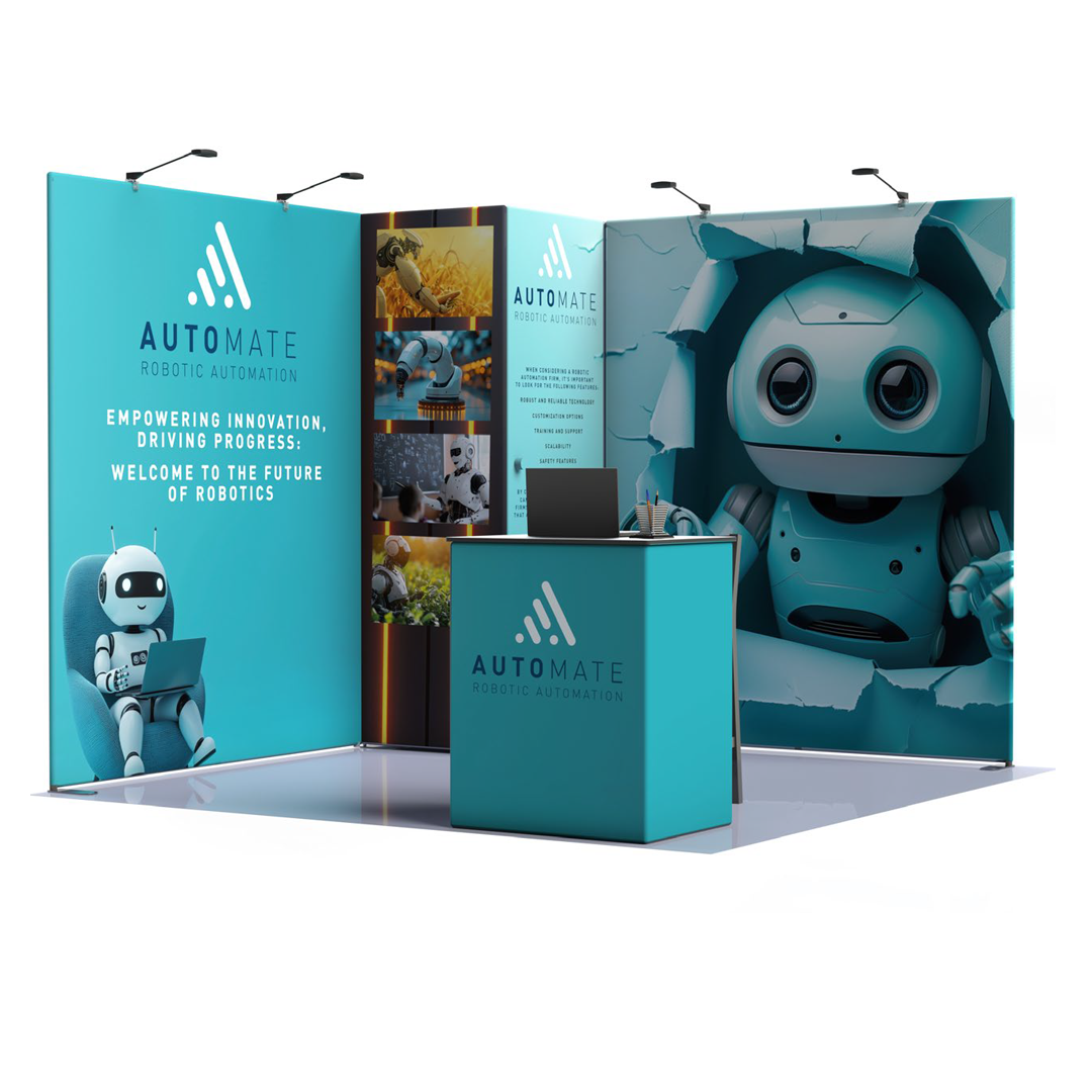 iLLUMiGO™ Modular LED Lightbox Exhibition Stand