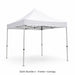 3x3m Plain White Gazebo