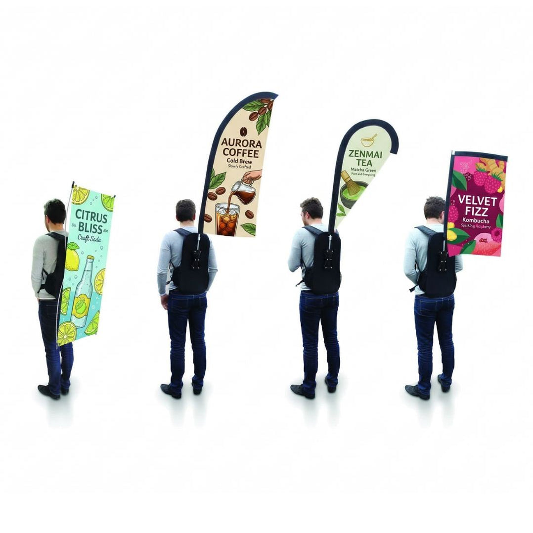 Promotional Backpack Street Flags | Marler Haley