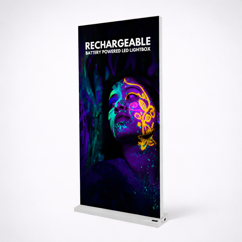 Rechargeable Battery Powered LED Lightbox Display — Marler Haley