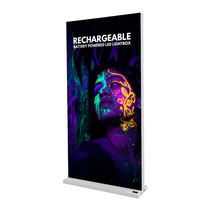 Rechargeable Battery Powered LED Lightbox Display