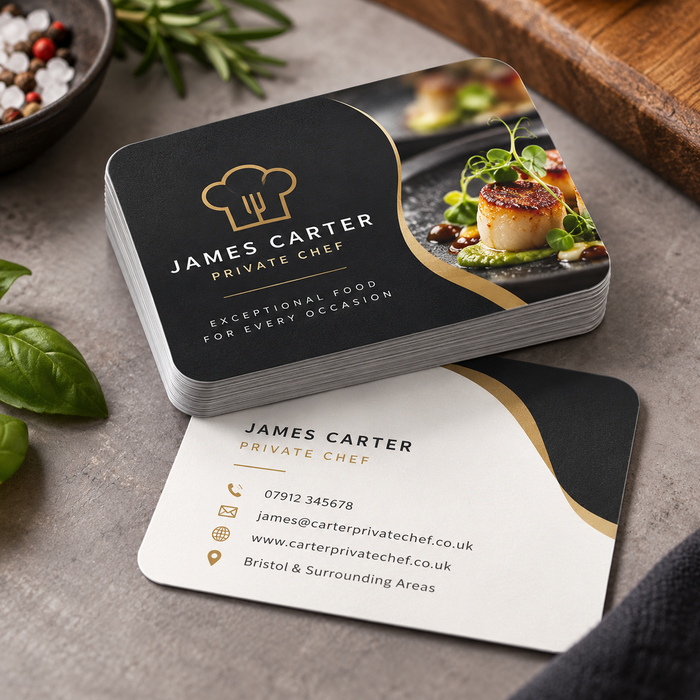 Rounded Corner Business Cards