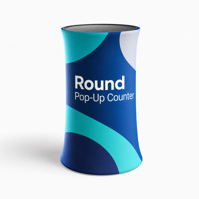 Round Pop-Up Exhibition Counter