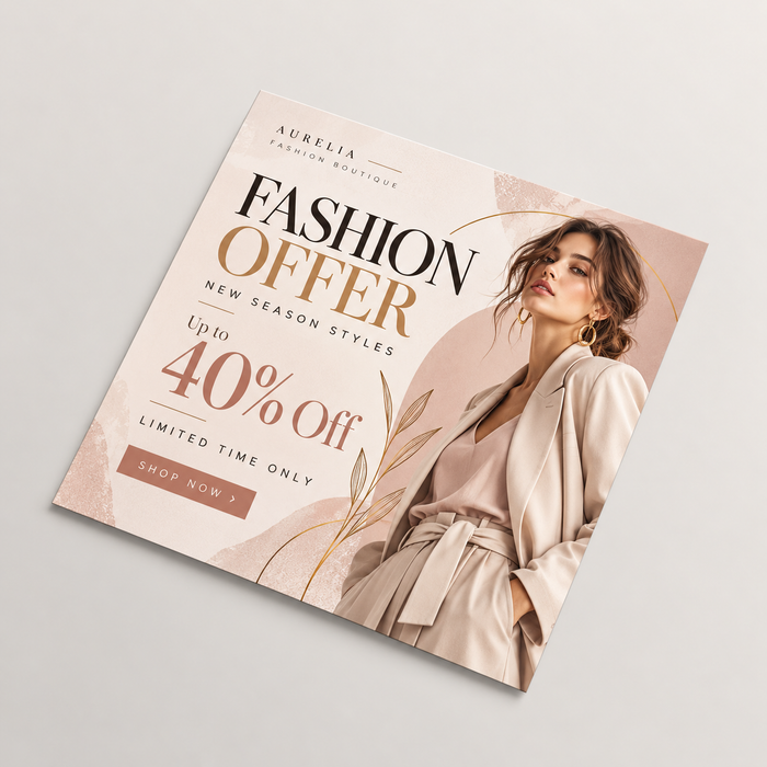 Square Flyers & Leaflets
