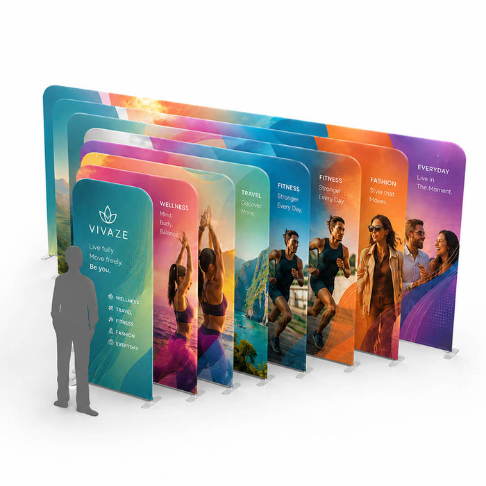 Stretch Fabric Display Wall - Straight