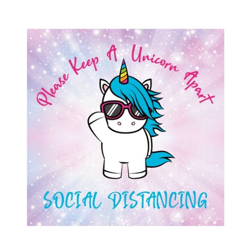 Unicorn Social Distancing Floor Stickers